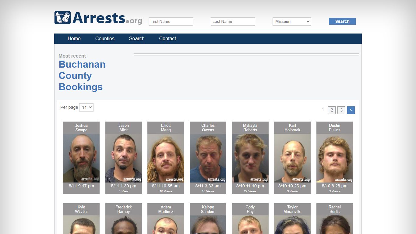 Buchanan County Arrests and Inmate Search